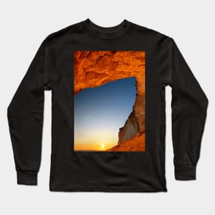 Sunset at Erimitis beach - Paxos island Long Sleeve T-Shirt